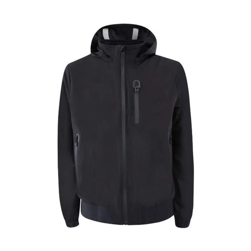 Yes Zee Giacca leggera Giubbino Uomo modello bomber Nero - Francavilla Moda
